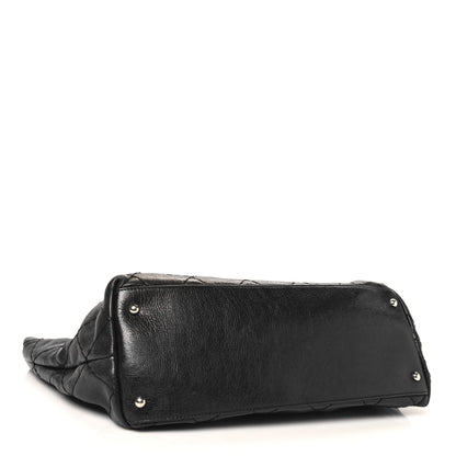 Chanel Glazed Calfskin Large On the Road Zip Tote Black 4 of 14