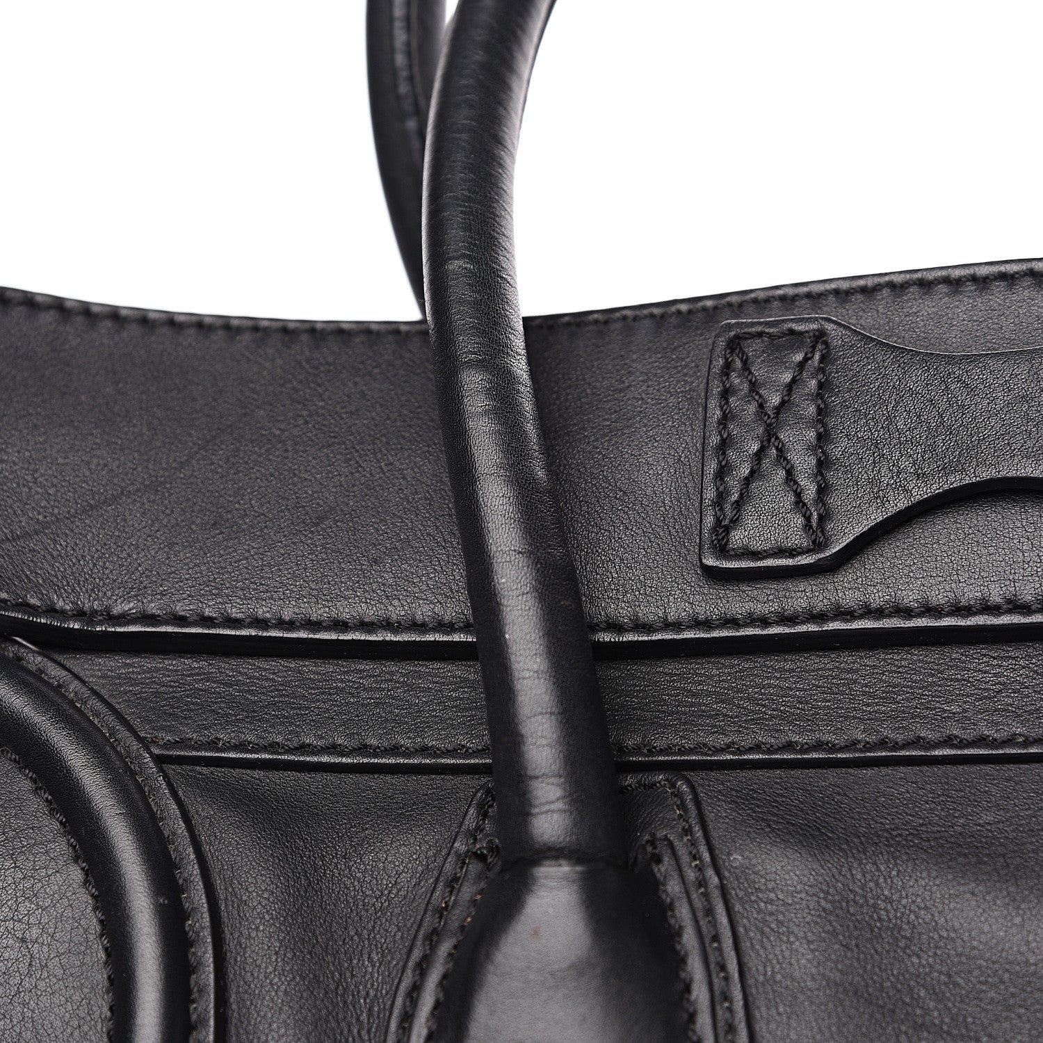 Celine Smooth Calfskin Mini Luggage Black 18 of 20