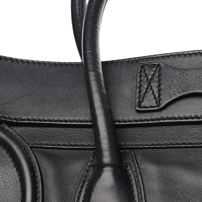 Celine Smooth Calfskin Mini Luggage Black 18 of 20