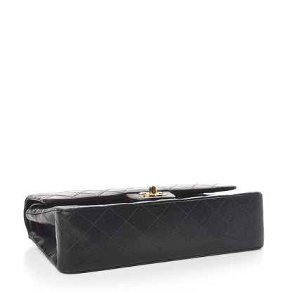 Chanel Lambskin Quilted Medium Double Flap Black 5 of 11