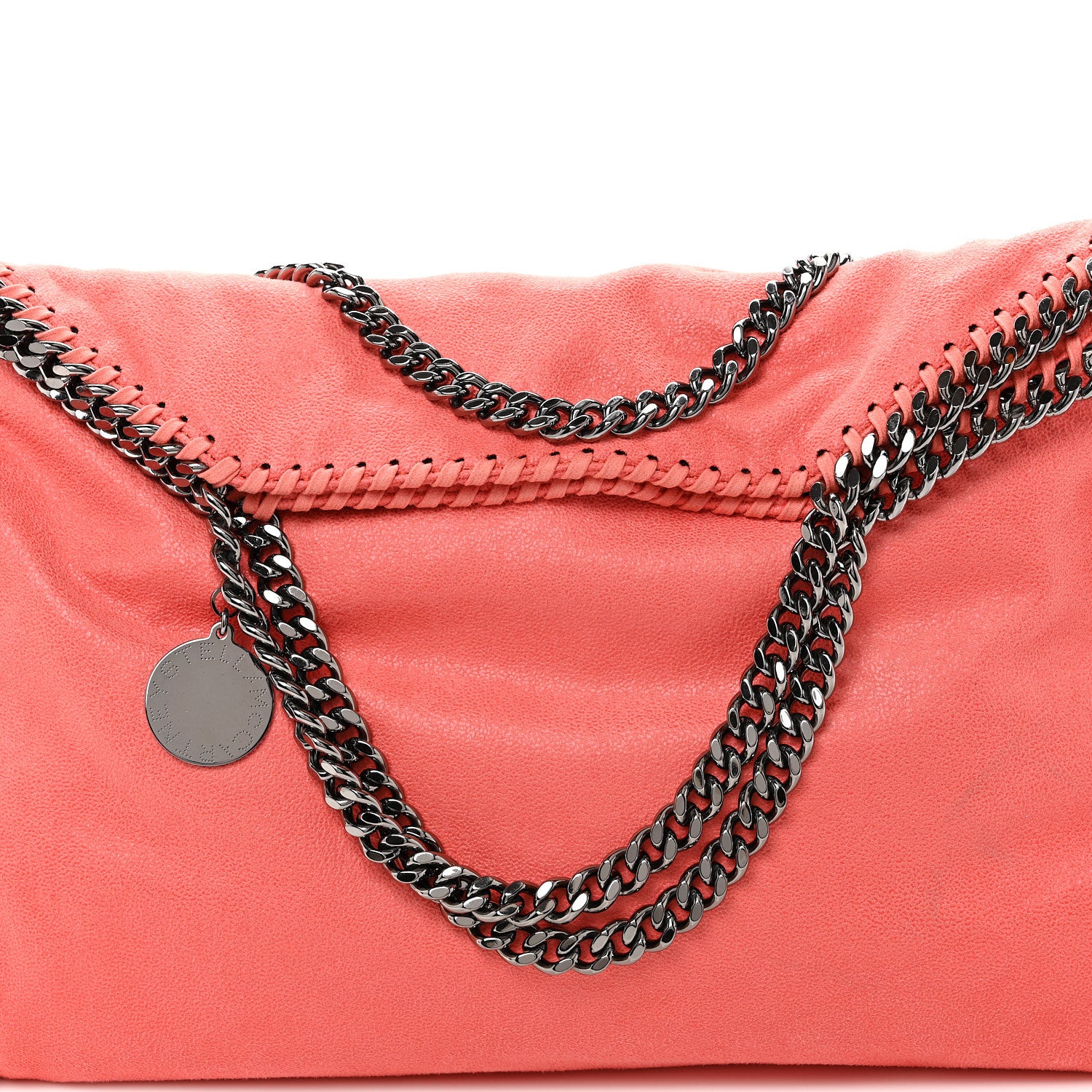 Stella McCartney Shaggy Deer Small Falabella Tote Pink 8 of 10
