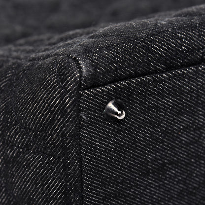 Christian Dior Denim Cannage Large Lady Dior Black 13 of 17