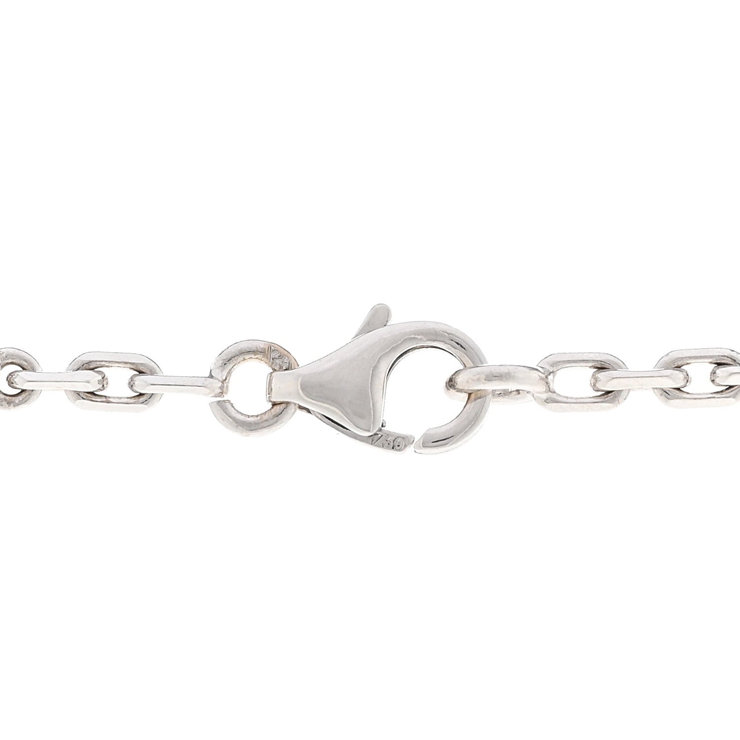Van Cleef & Arpels 18K White Gold Mother of Pearl 10 Motifs Vintage Alhambra Necklace 4 of 5