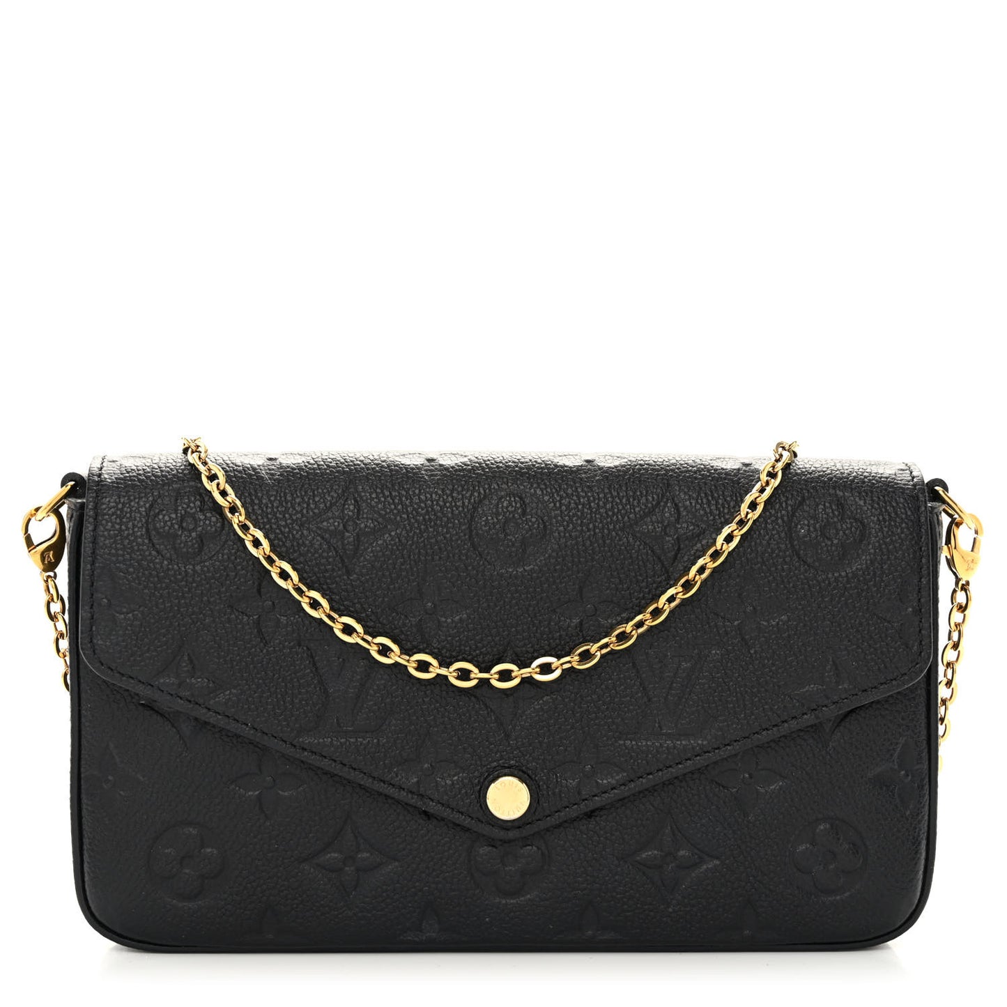 Empreinte Pochette Felicie Chain Wallet Black