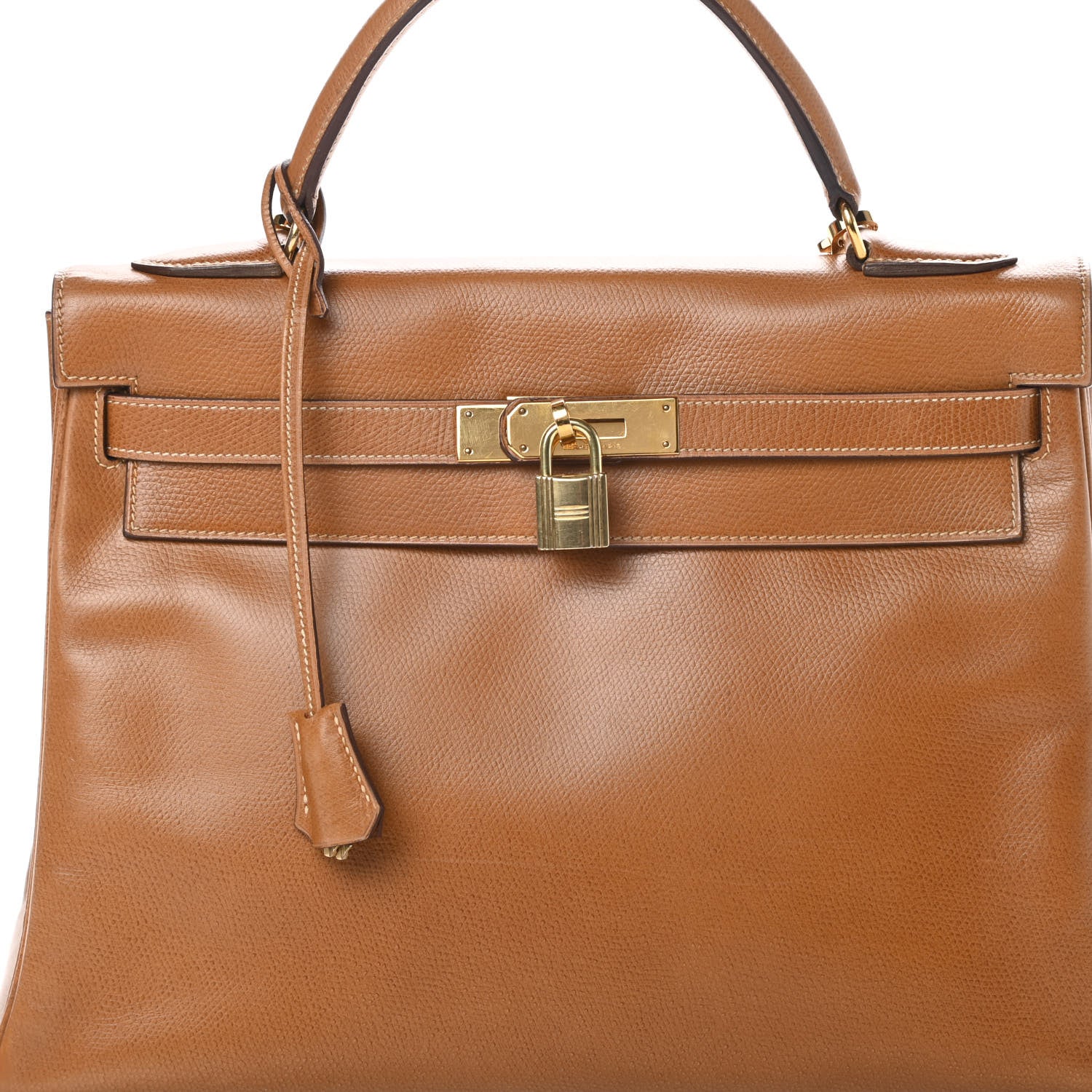 Hermes Courchevel Kelly Retourne 32 Gold 8 of 16