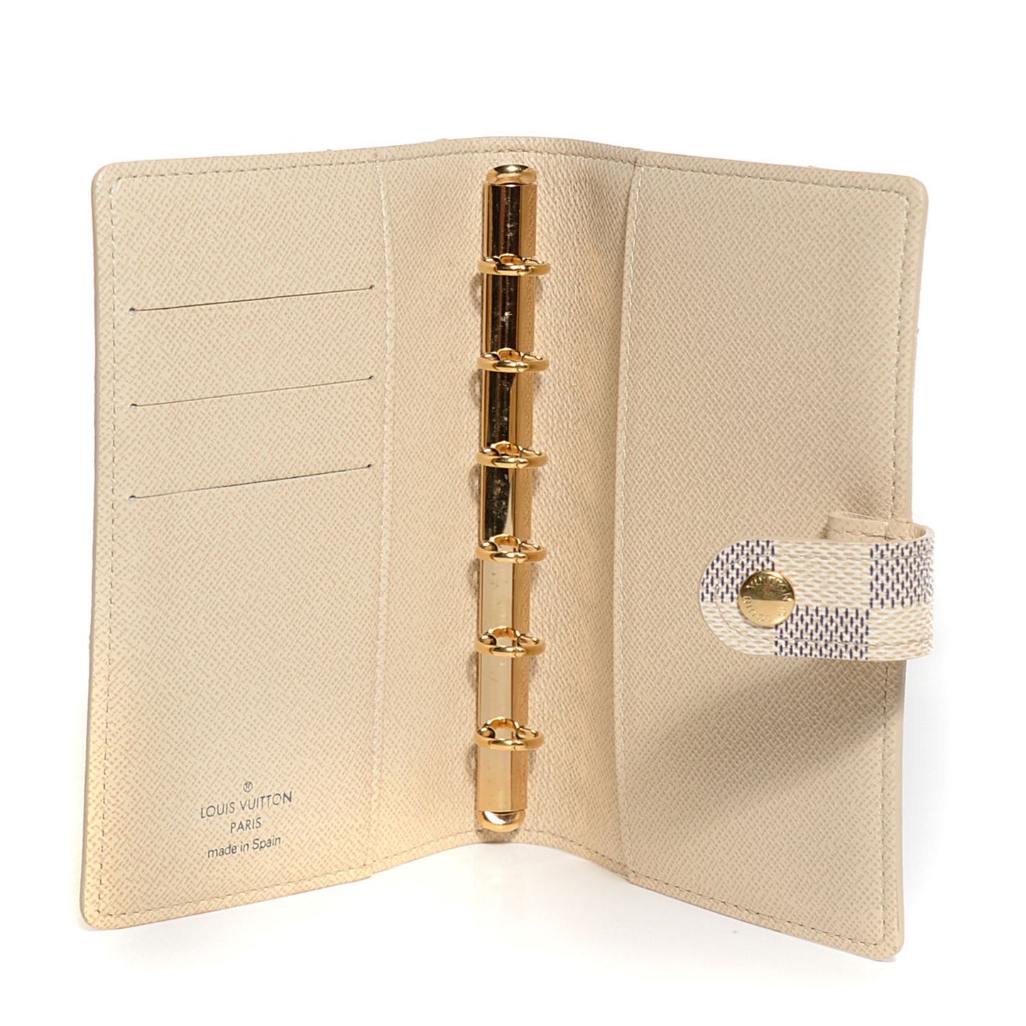 Damier Azur Small Ring Agenda Cover