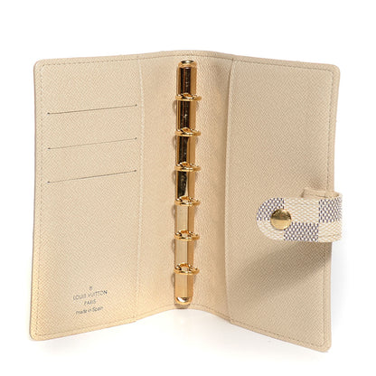 Louis Vuitton Damier Azur Small Ring Agenda Cover 5 of 7
