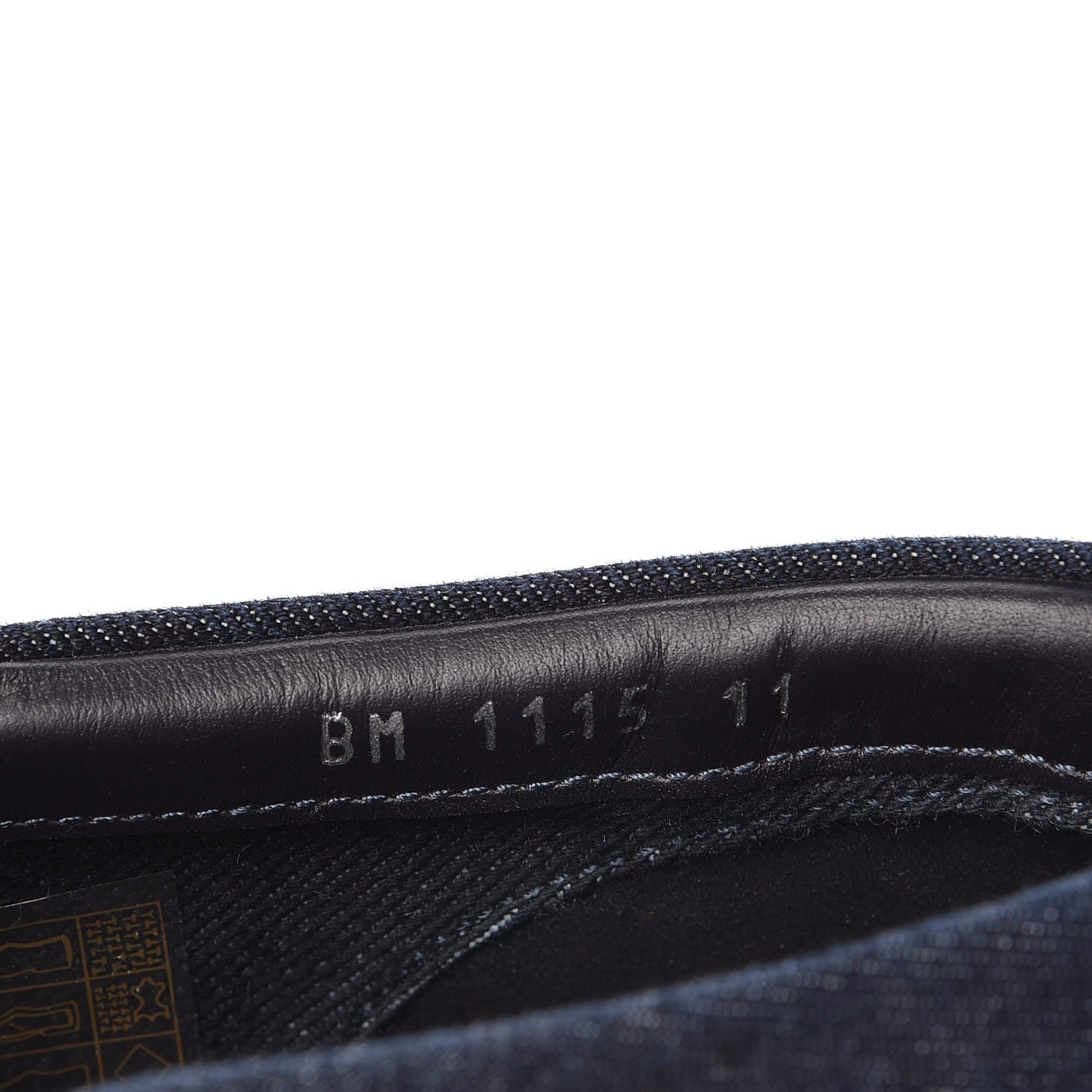Louis Vuitton Mens Denim Damier Coconut Grove Slip On 11 Marine 10 of 10