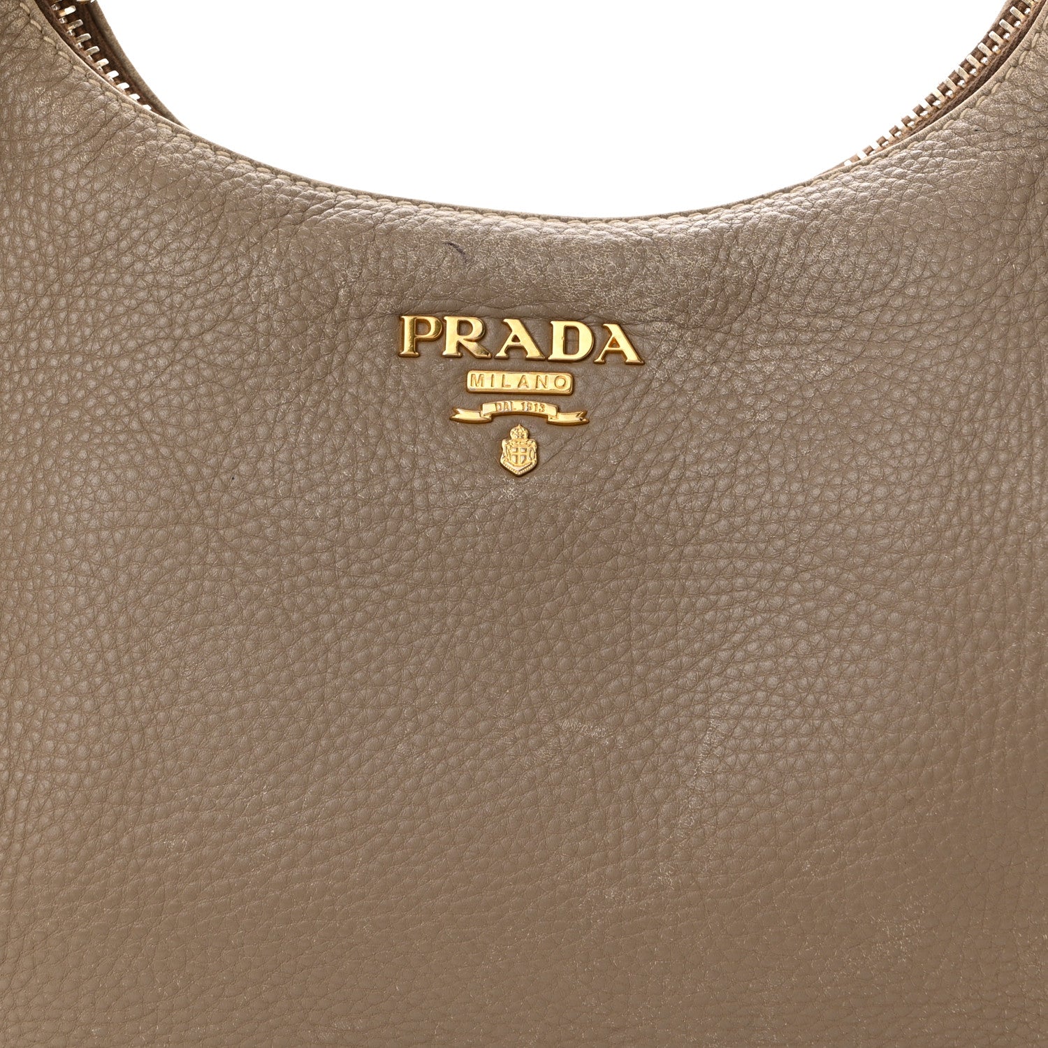 Prada Vitello Daino Hobo Argilla 9 of 14