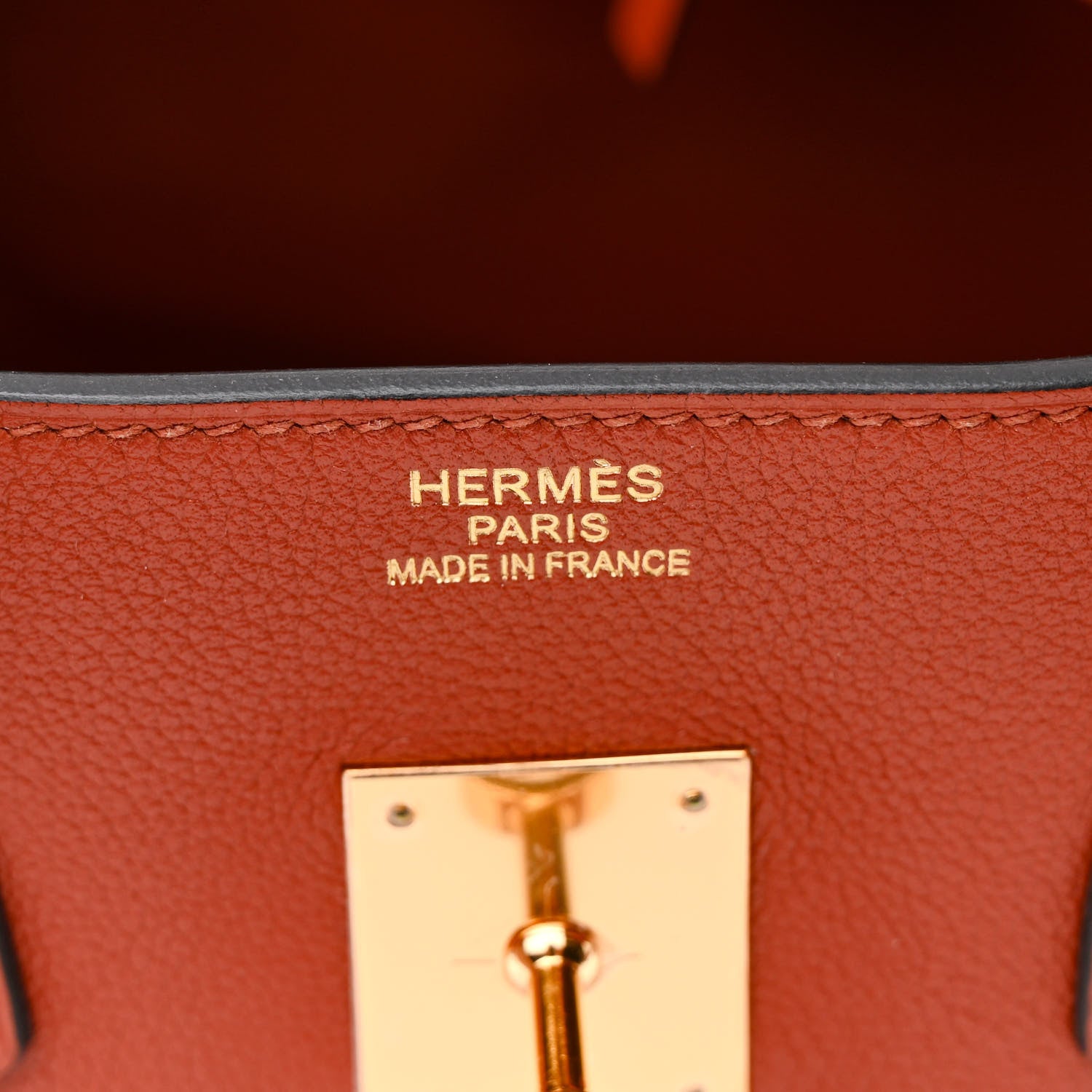 Hermes Evergrain Birkin 35 Cuivre 6 of 19