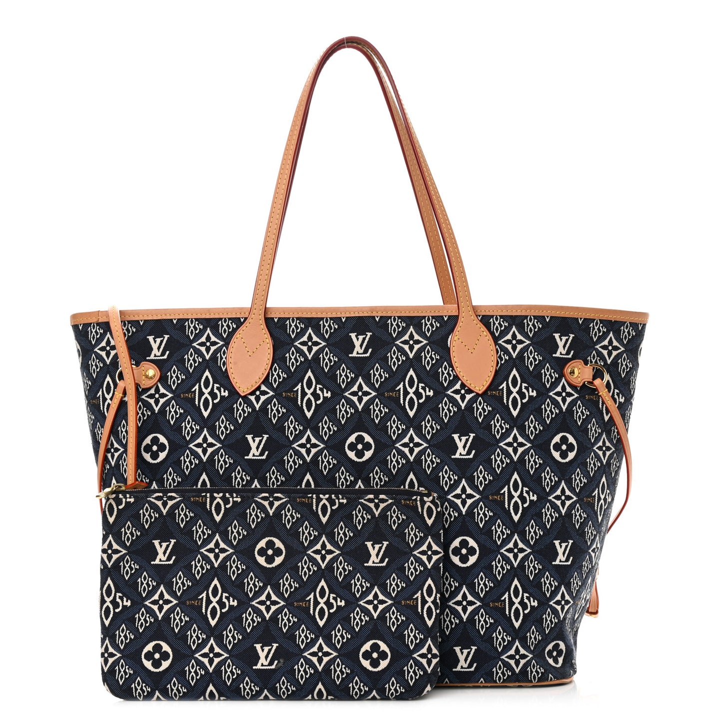 Jacquard Since 1854 Neverfull MM Blue