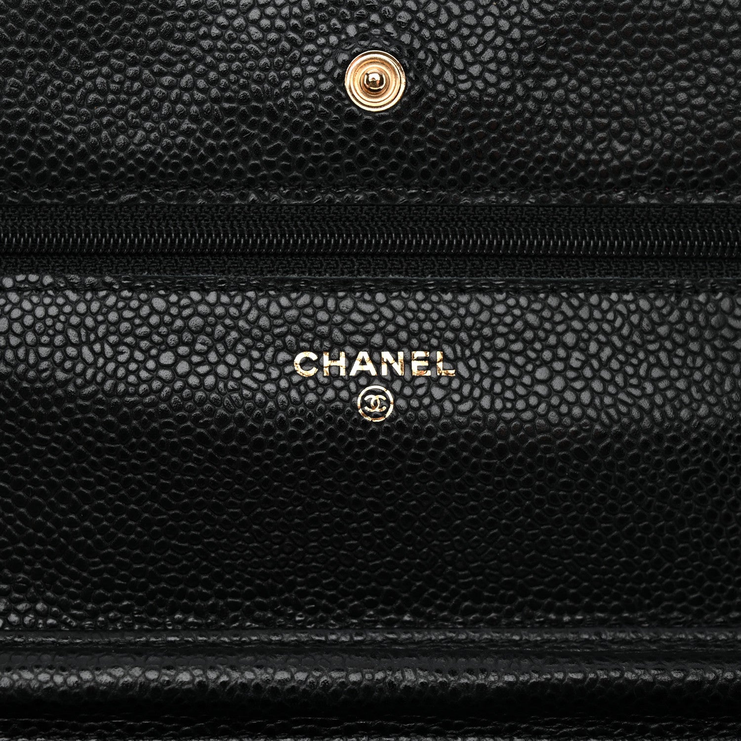 Chanel Caviar Quilted Wallet On Chain WOC Black 6 of 12