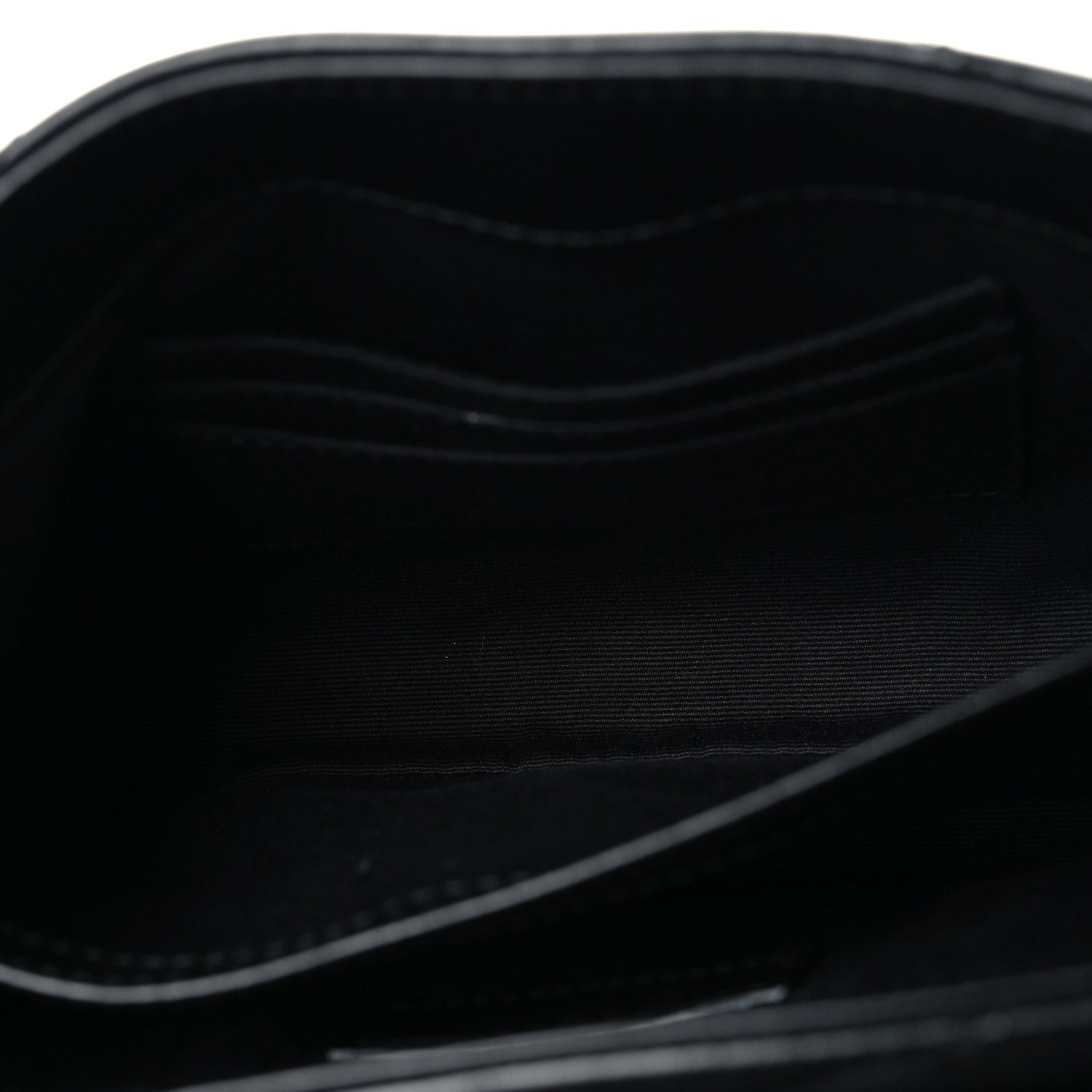 Saint Laurent Calfskin Y Quilted Monogram Monochrome Toy Loulou Crossbody Bag Black 5 of 10