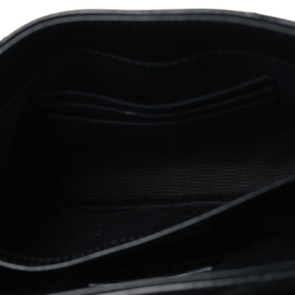 Saint Laurent Calfskin Y Quilted Monogram Monochrome Toy Loulou Crossbody Bag Black 5 of 10
