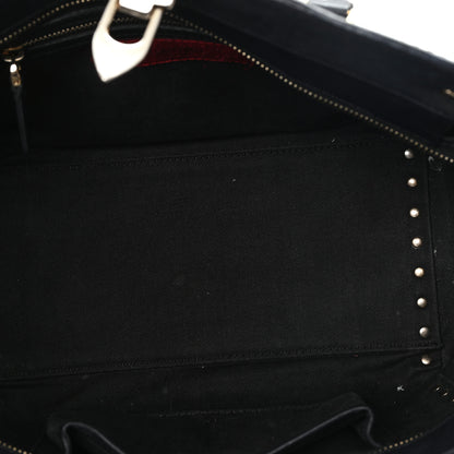 Valentino Garavani Vitello Small Rockstud Double Handle Tote Black 5 of 11