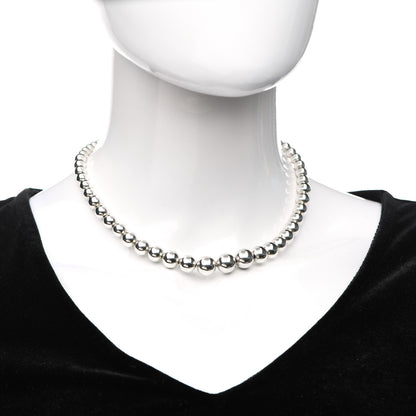 Tiffany Sterling Silver HardWear Graduated Ball Necklace 2 of 5
