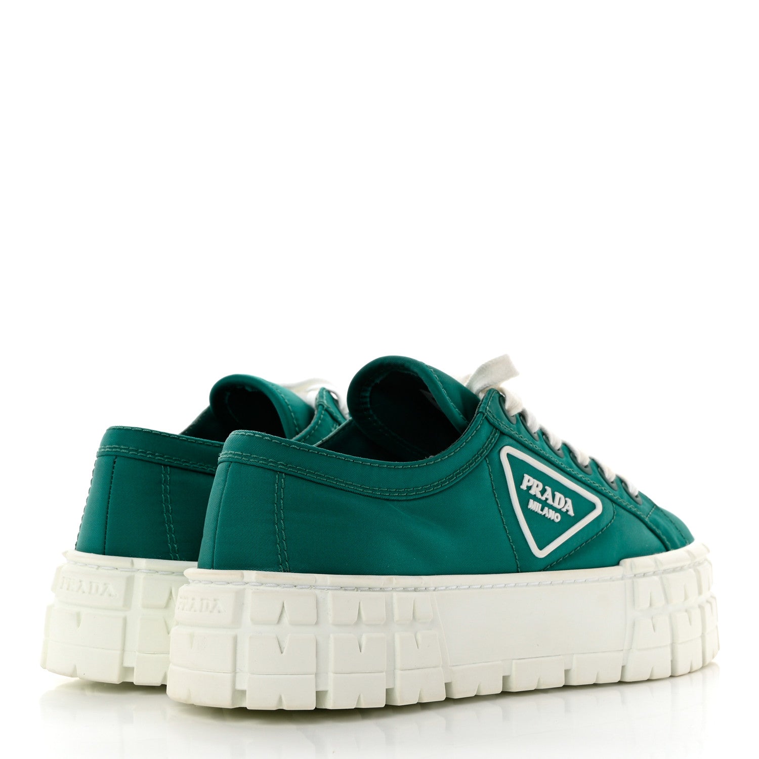 Prada Re-Nylon Gabardine Triangle Logo Double Wheel 50mm Sneakers 38 Assenzio 4 of 9