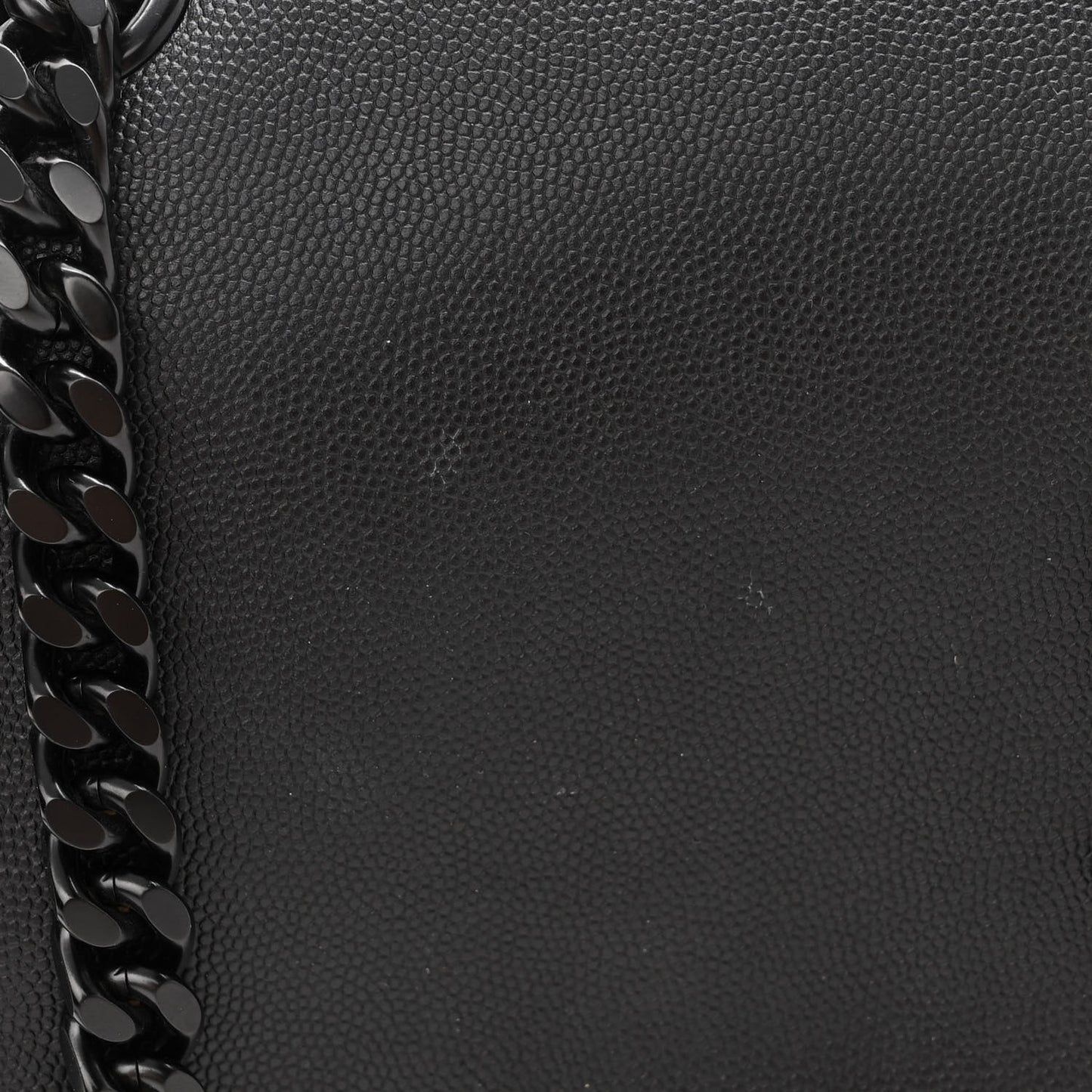 Grain De Poudre Medium West Hollywood Monogram Fold-Over Black