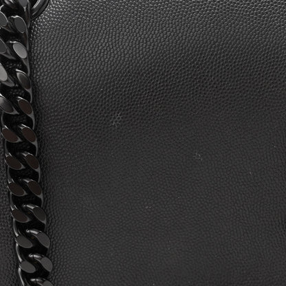 Saint Laurent Grain De Poudre Medium West Hollywood Monogram Fold-Over Black 11 of 11