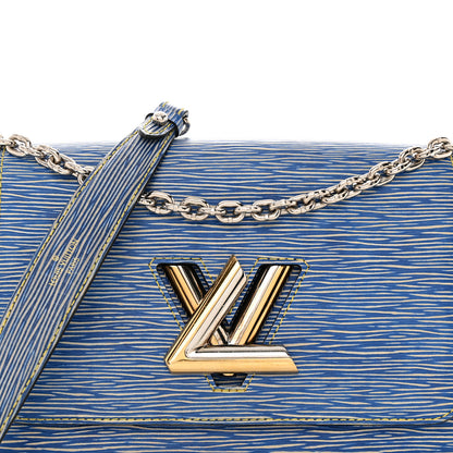 Louis Vuitton Epi Twist Shoulder Bag MM Denim Light 7 of 13