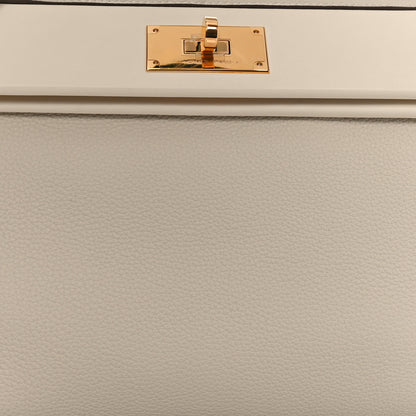 Hermes Taurillon Maurice Swift 24/24 29 Craie Nata Sesame 9 of 12