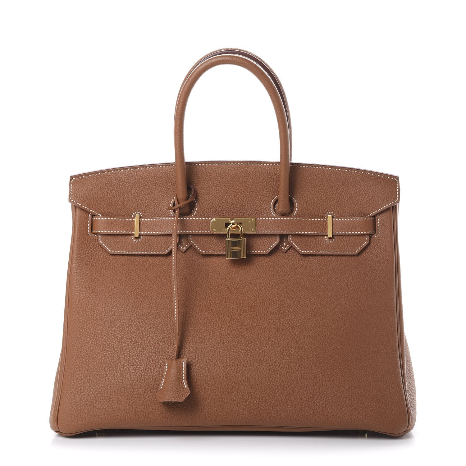 Hermes Togo Birkin 35 Gold 1 of 9