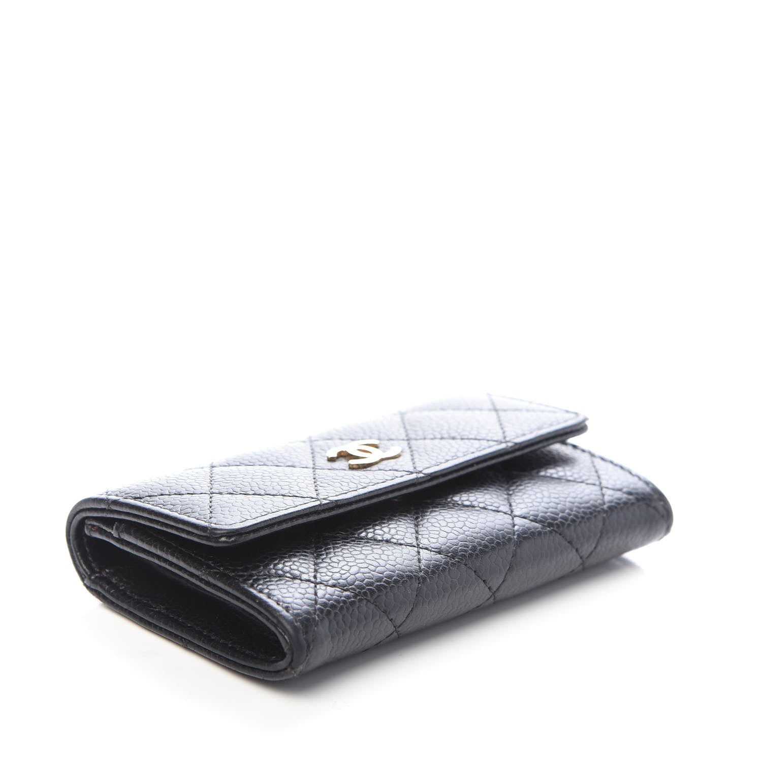 Chanel Caviar Quilted Flap Card Holder Black 4 of 7
