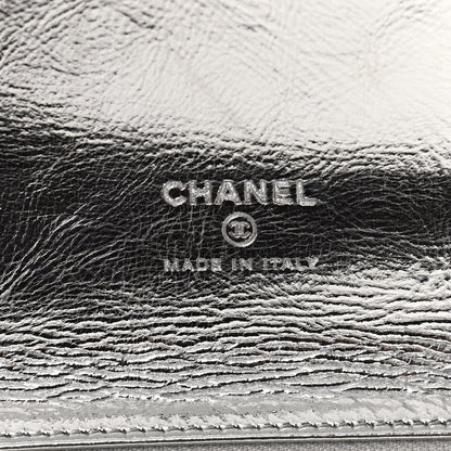 Chanel Metallic Crumpled Calfskin Small 31 Pouch Silver 6 of 11