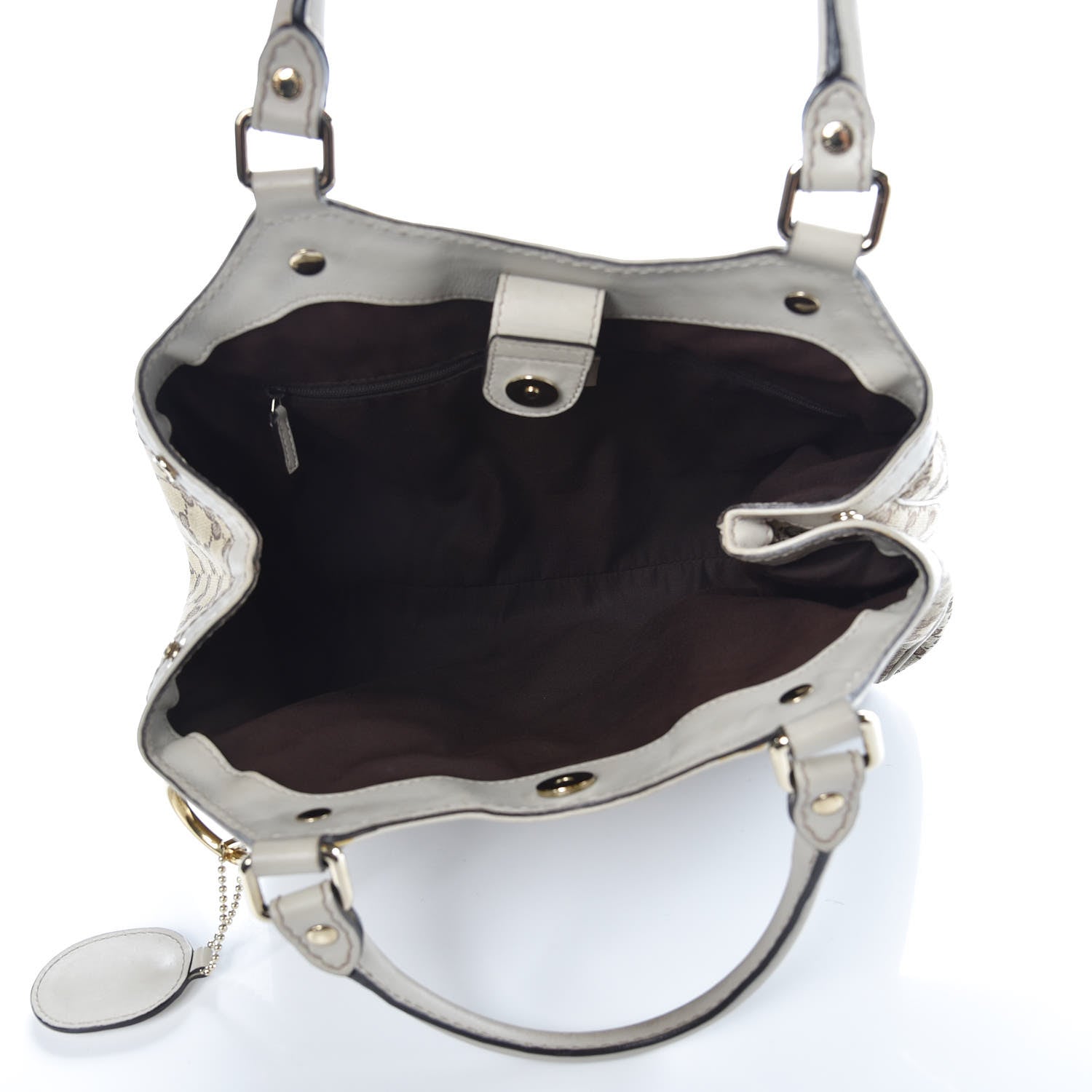 Gucci Monogram Medium Sukey Tote Off White 5 of 7