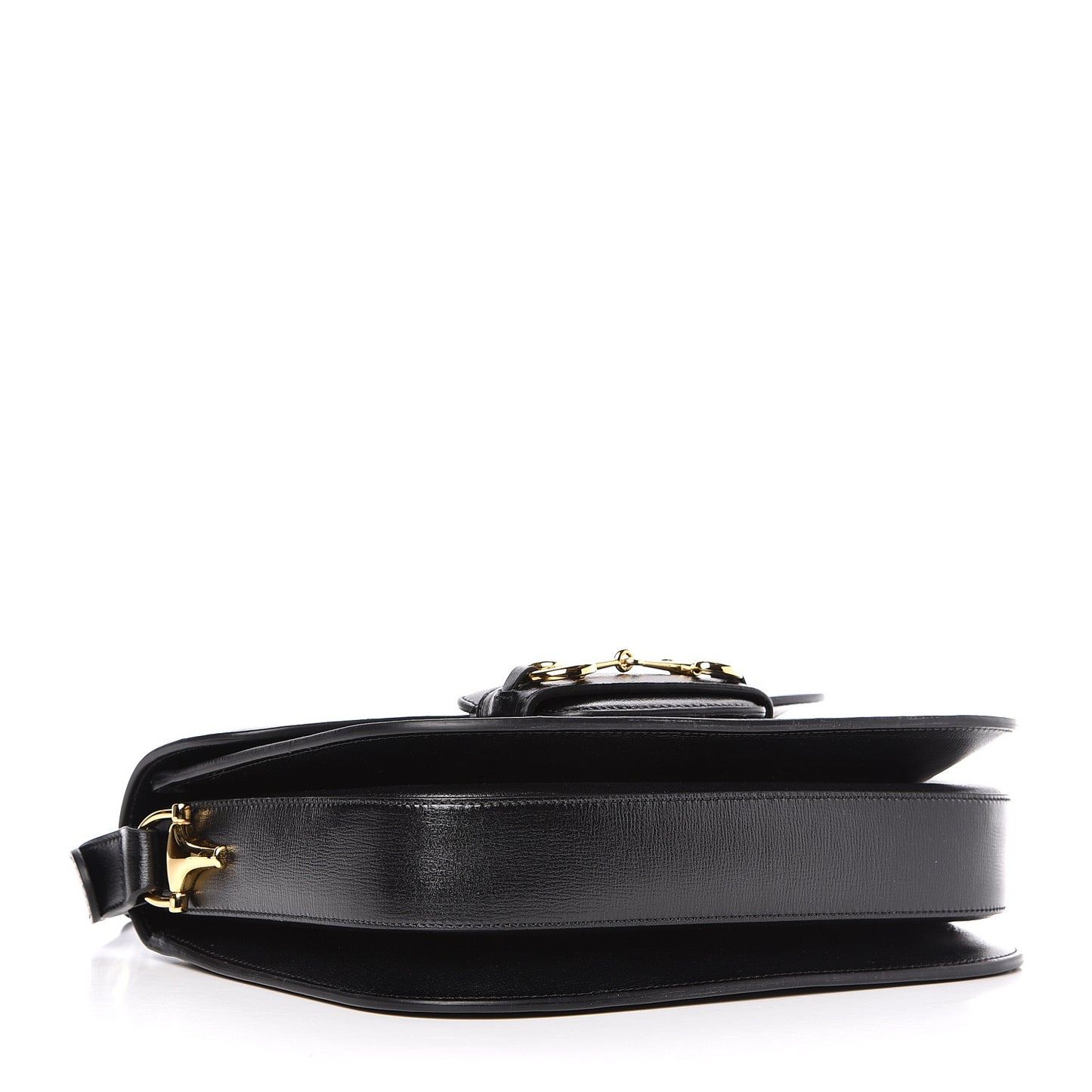 Azalea Calfskin Horsebit 1955 Shoulder Bag Black