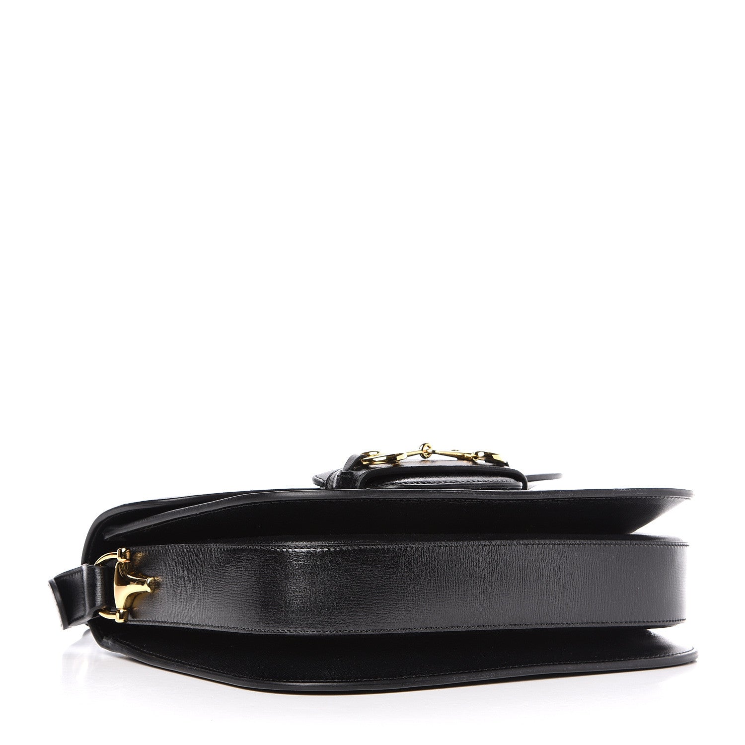 Gucci Azalea Calfskin Horsebit 1955 Shoulder Bag Black 4 of 11