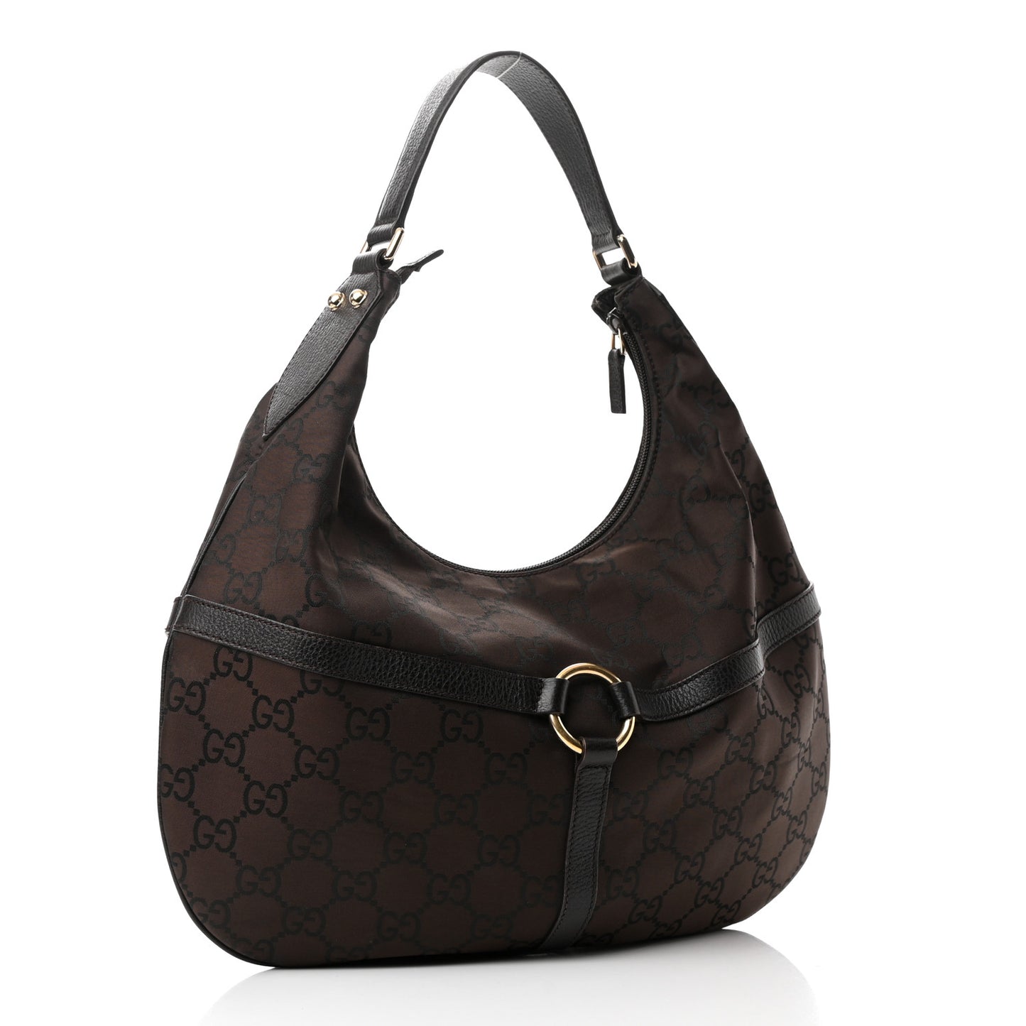 Canvas GG Reins Hobo Brown Black