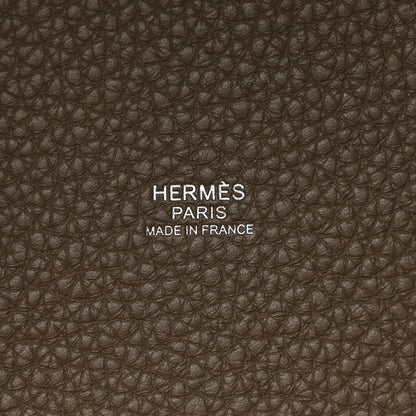 Hermes Taurillon Clemence Picotin Lock 18 PM Etoupe 6 of 14