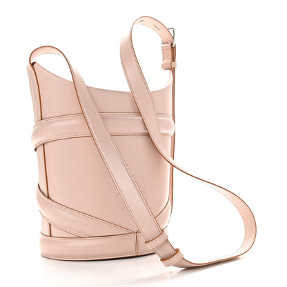 Alexander McQueen Calfskin Mini Curve Bucket Bag Nude 3 of 11
