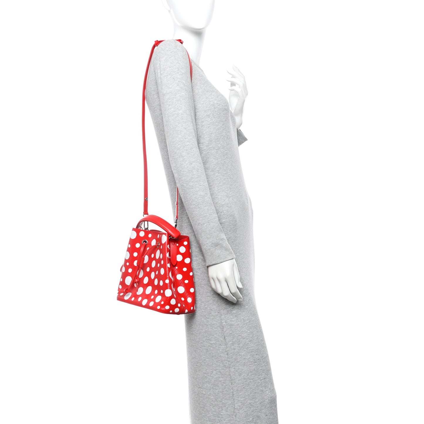 LV X YK Epi Neonoe BB Rouge White