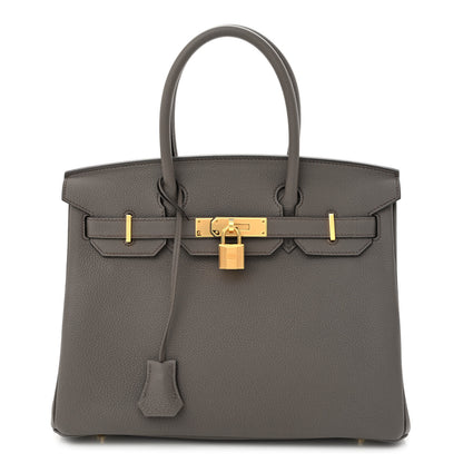 Hermes Togo Birkin 30 Etain 1 of 11