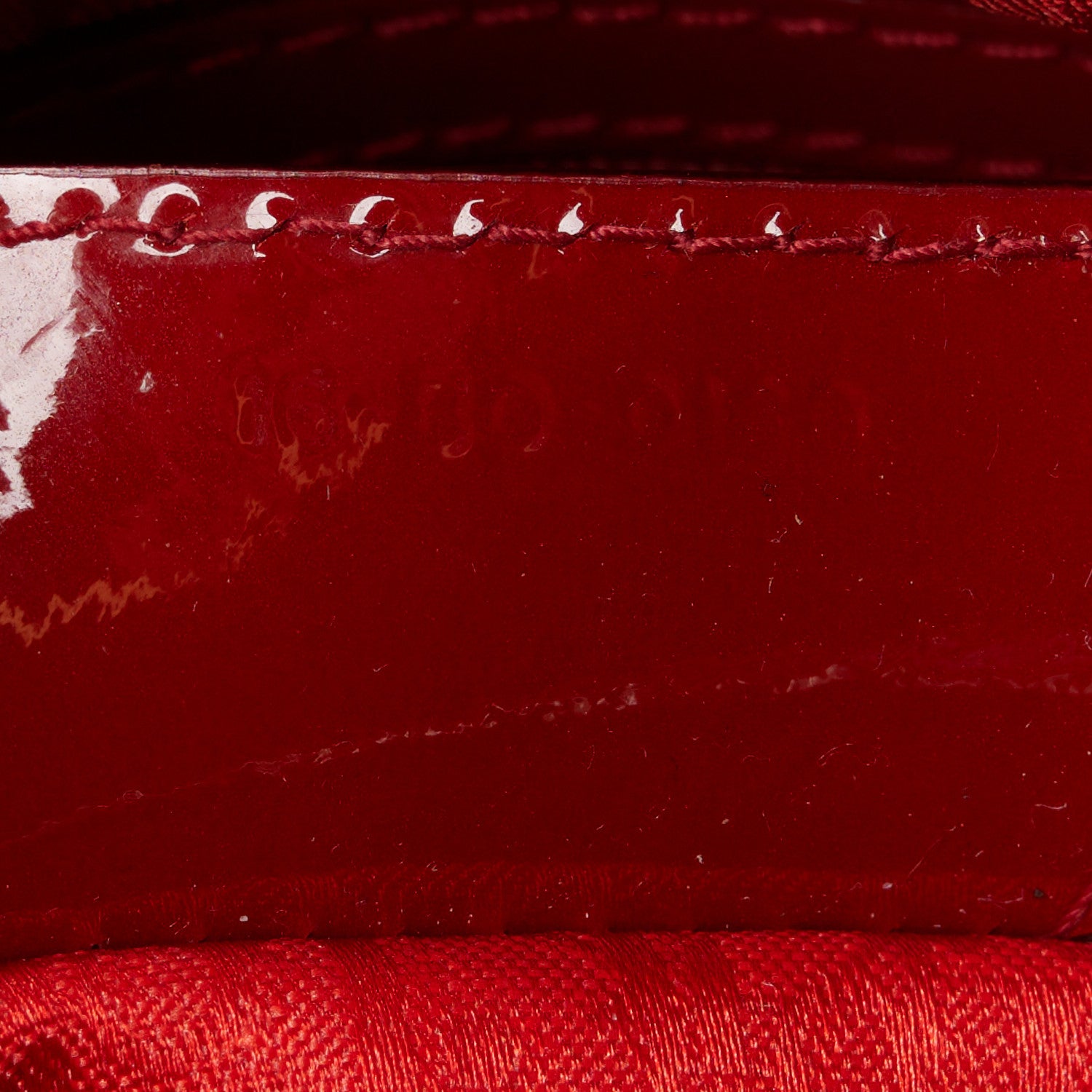 Christian Dior Patent Cannage Medium Lady Dior Red 7 of 10