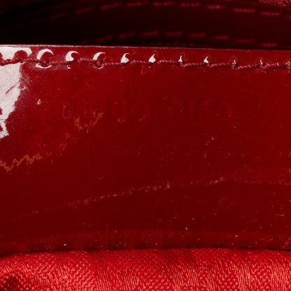 Christian Dior Patent Cannage Medium Lady Dior Red 7 of 10