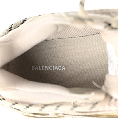 Balenciaga Fabric Mesh Distressed Womens Triple S Sneakers 36 Beige 7 of 9