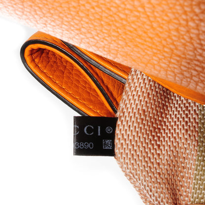 Gucci Cellarius Calfskin Small Bamboo Daily Top Handle Bag Curcuma 7 of 8