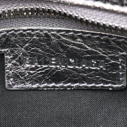 Balenciaga Agneau Arena Crystal Neo Cagole Handbag XS Silver 6 of 12