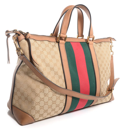 Gucci GG Canvas Monogram Large Rania Top Handle Bag New Sand 3 of 8