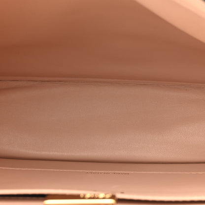 Fendi Vitello Seta Shiny Nappa Medium Peekaboo I SEE U Satchel Brandy Light Rose 5 of 12