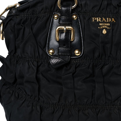 Prada Tessuto Nylon Gaufre Tote Black 9 of 9