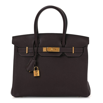 Hermes Togo Birkin 30 Chocolate 1 of 13