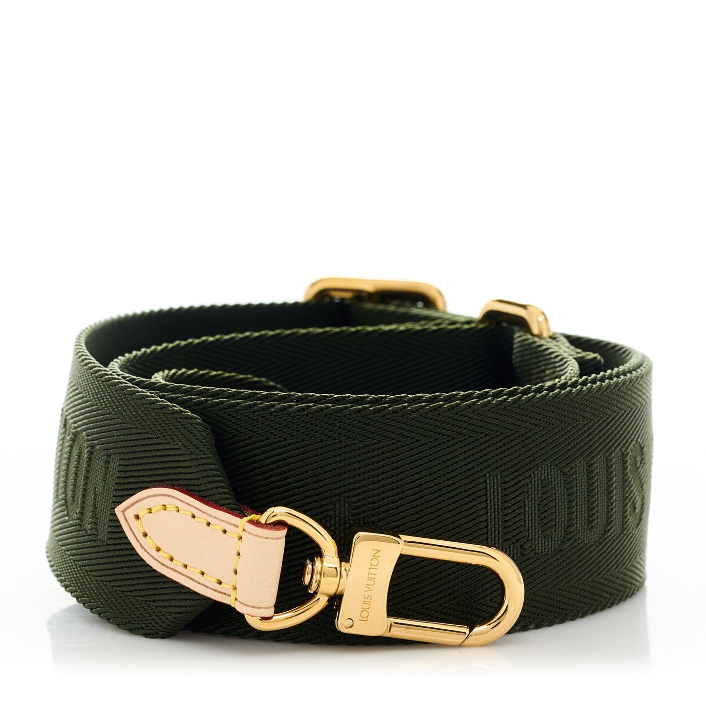 Monogram New Wave Multi Pochette Accessories Shoulder Strap Khaki