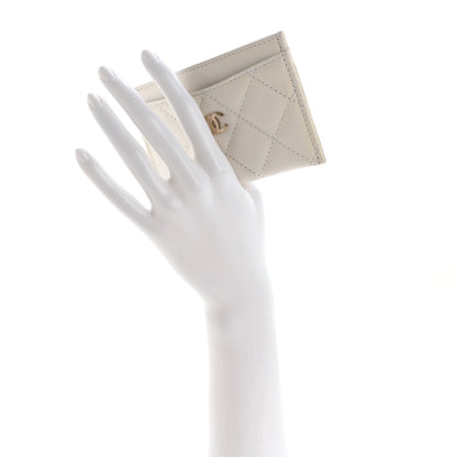 Chanel Caviar Quilted Card Holder White 2 of 10