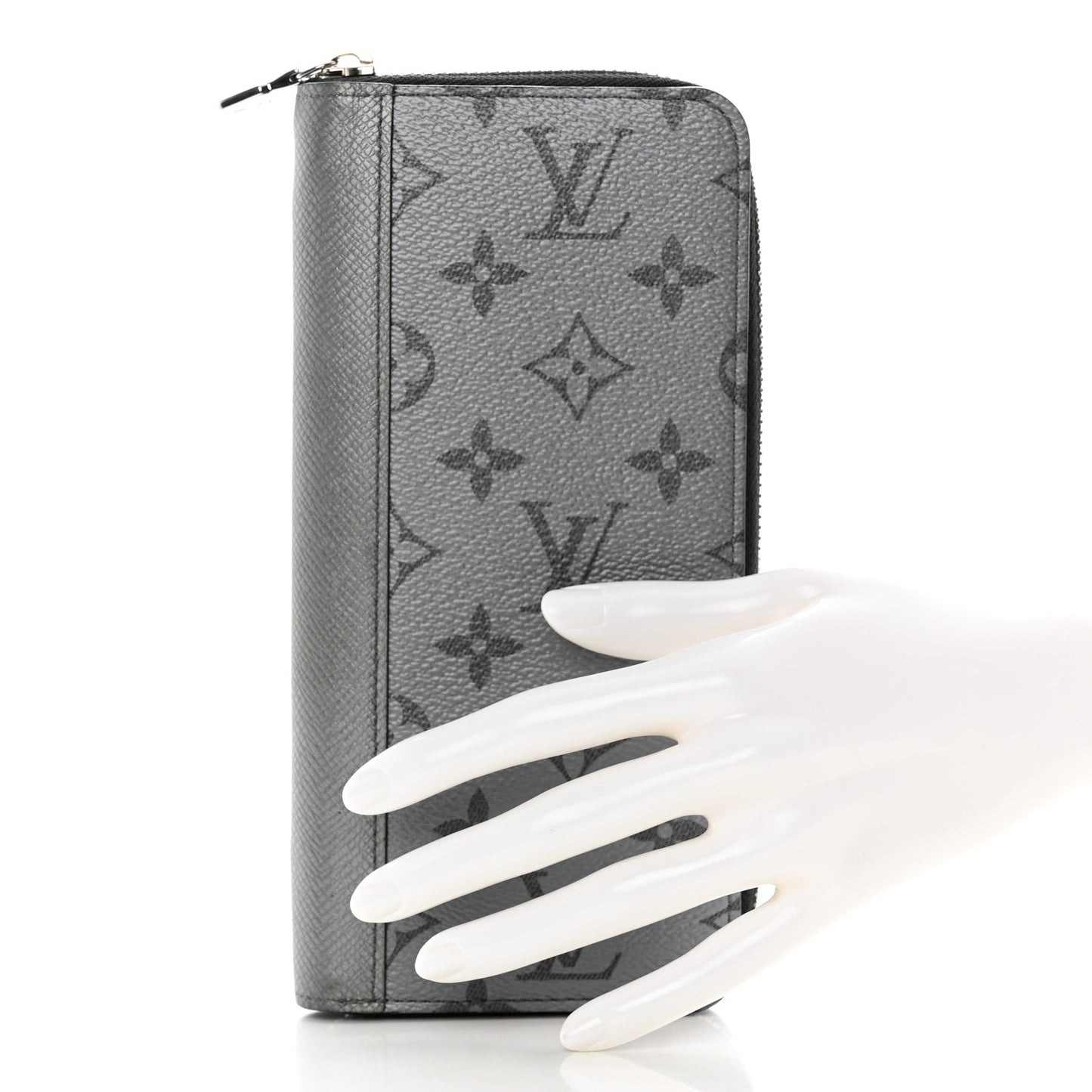 Taigarama Vertical Zippy Wallet Silver