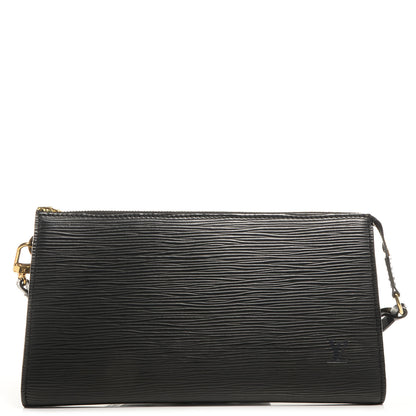 Louis Vuitton Epi Pochette Accessories 24 Black 1 of 7