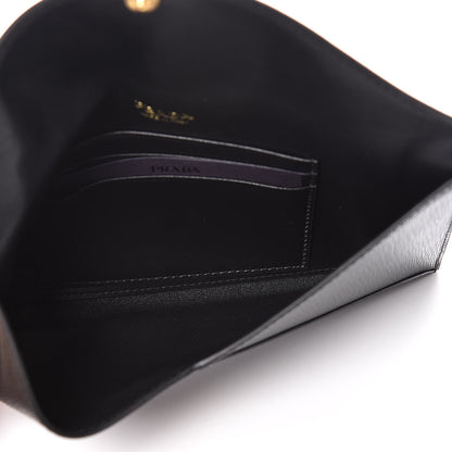 Prada Vitello Move Envelope Wallet Black 5 of 8
